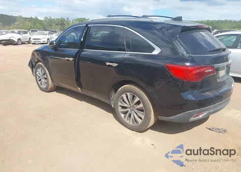 2014 Acura Mdx Technology Package из США, поврежденный, VIN 5FRYD4H44EB015307